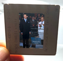 British Royal Family England 1987 Charles Prince Of Wales Color Slide At Smithfield Show Earls Court - Film Projectors