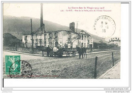 88 SAINT DIE RUE DE LA BOLLE COIN DE L'USINE TISSERND TRES ANIMEE GUERRE DE 1914  CPA BON ETAT - Saint Die