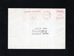 LSC 1981 - EMA - LAMINOIRS De STRASBOURG - Cachet STRASBOURG PORT DU RHIN - Affrancature Meccaniche Rosse (EMA)