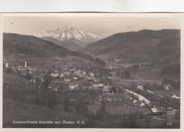 A3898) SCHEIBBS Mit ÖTSCHER - Niederdonau - Tolle Alte S/W AK - - Scheibbs