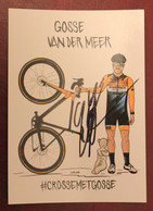 Cyclisme : Cyclo Cross ;  Gosse Van Der Meer, Avec Dédicace , Signature - Cyclisme