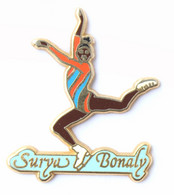 SUPERBE Pin's SURYA BONALY - Patineuse Artistique - Zamac - Starpin's - K685 - Eiskunstlauf