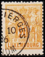 1882-1889. LUXEMBURG Algorie. 20 C.  (Michel 51) - JF511192 - 1882 Allegory