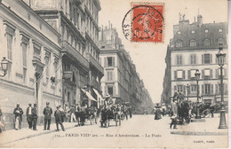 75008 PARIS - Rue D' Amsterdam - La Poste - Arrondissement: 08