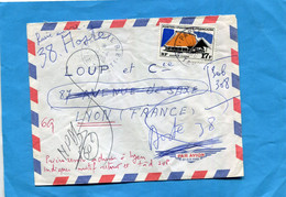 Marcophilie*-lettre -Polynésiec>Françe-cad- Lle De Tahiti 1978-réexpédiée 2 Fois  Stamps-N°76Maison Du Tourisme - Brieven En Documenten