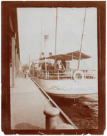 HAMBOURG 1910 - Photo 13x10cm Bateau WITTENBERGEN STADE - Bateaux
