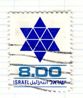 IL+ Israel 1979 Mi 798 Davidstern - Gebruikt (zonder Tabs)