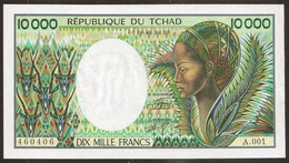 CHAD. 10000 Francs (1984 - 1991). Pick 12. UNC. - Tchad