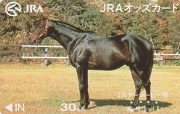 Carte Prépayée JAPON - ANIMAL - CHEVAL  - HORSE JAPAN Prepaid JRA Card - 358 - Paarden