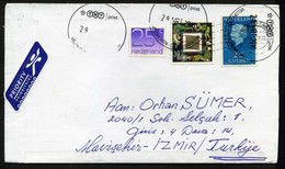 Netherlands Veldhoven 2010 Priority Mail Cover Used To Turkey | Mi 1426 Cartoons, Christmas, Comics - Covers & Documents
