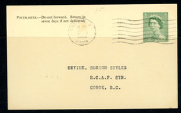 Canada 1960 Voter Registration Card - Storia Postale