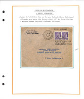 LIBERATION -POCHE De SAINT NAZAIRE- Lettre N°413 Avec Griffe Libération Sur Lettre Départ De BATZ-voir Explicatif - Bevrijding