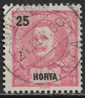 Horta – 1898 King Carlos 25 Réis Used Stamp - Horta