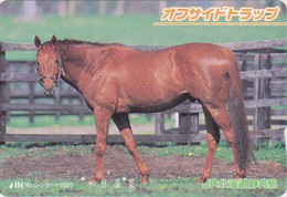 Carte Orange JAPON - ANIMAL - CHEVAL - HORSE JAPAN Prepaid JR Transport Ticket Card - 373 - Horses