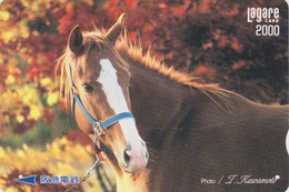 RARE Carte Prépayée JAPON - ANIMAL - CHEVAL - HORSE JAPAN Prepaid Kansai Lagare Transport Ticket Card - 389 - Paarden