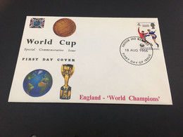 (4 C 12) UK FDC Cover - United Kingdom - Premier Jour Grande Bretagne - Football World Cup - 1966 - 1966 – Angleterre