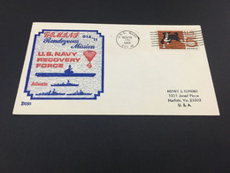 (4 C 12) USA FDC Cover -  - Premier Jour United States - US Navy Recovery Force - Gemini Misson Space - 1968 - Nordamerika