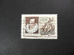 USSR 1966 The 350th Death Anniversary Of Cervantes CTO /04 - Usati