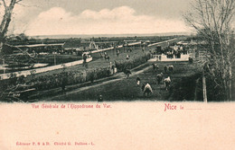 Hippisme - Vue Générale De L'Hippodrome Du Var - Nice - Carte Dos Simple Non Circulée - Horse Show