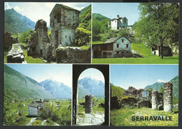 CP-- Switzerland - SEMIONE Valle Blenio / Ruinen Der Burg Serravalle / Kappelle Santa Maria Del Castello - Blenio