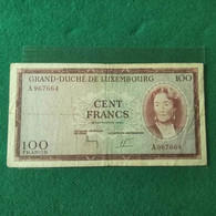 LUSSEMBURGO 100 FRANCS 1956 - Lussemburgo