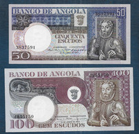 Angola -   50 Et 100 Esc.  De 1973 NEUFS - Angola