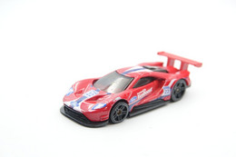Delcampe - Hot Wheels Mattel 2016 Ford GT Race -  Issued 2018, Scale 1/64 - Matchbox (Lesney)