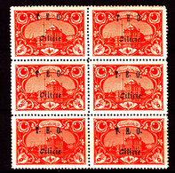 Cilicie, Turkey, 1920 , 5 Pa.   ,Bloc 6 ,  MNH ** - Unused Stamps