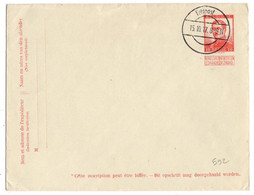 BELGIQUE ENVELOPPE LETTRE NEUVE ** OBLITERATION ALLEMANDE FELDPOST - Letter Covers