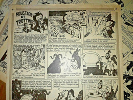 12 Pages MOUSTACHE ET TROTTINETTE 1952/1953  EO CALVO Chat Souris Chien Coquin - Sagédition