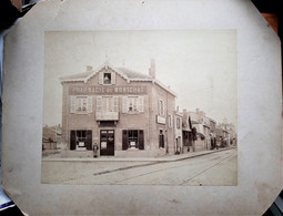 MONTCHAT 69003 PHARMACIE DE MONCHAT BRELAND PLACE ANNETTE GRANDE PHOTO 1900 BEAU PLAN 26 X 21 CM UNIQUE - Lyon 3