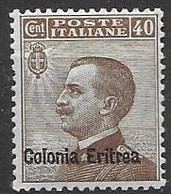 Italian Colonies Eritrea Mh * 55 Euros 1908 - Eritrea