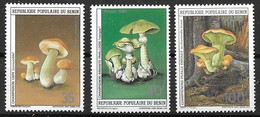 Benin Mushrooms Pilze Champignons Mnh ** Nsc 8,5 Euros 1985 - Benin – Dahomey (1960-...)