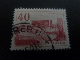 Jugoslavija - Titograd - Cetinie - Val 40 - Rouge - Oblitéré - - Used Stamps