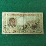 MADAGASCAR 5000 Francs 1966 - Madagascar