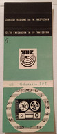 POLAND,POLOGNE,POLISH,GDANSK FACTORY,OLD UNFOLDED MATCHBOX SKILLET - Boites D'allumettes