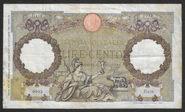 Italia - Banconota Circolata Da 100 Lire "Capranesi" P-55b.10 - 1940 #17 - 100 Liras