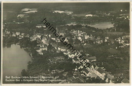 Bad Buckow - Panorama Mit Buckow-See Und Griepen-See - Fliegeraufnahme - Foto-Ansichtskarte - Verlag Max O'Brien Berlin - Buckow