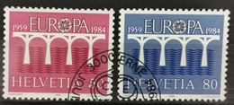 1984 Europamarken Brücke, Symbol Der Verbundenheit ET - Stempel MiNr: 1270-1271 - Used Stamps