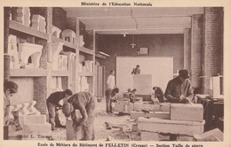 Ecole De Métiers Du Batiment De Felletin - Section Taille De Pierre - Felletin