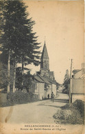 77 - BELLENCOMBRE - Route De Saint Saens Et Eglise En 1931 - Bellencombre