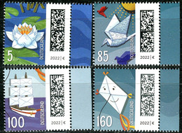 BRD - Mi 3644 / 3647 ✶✶ # (F) - 5-85-100-160c Freimarken Neues Porto ,  Ausg.: 02.12.2021 - Unused Stamps