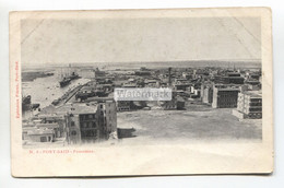 Port Said - Panorama - Early Egypt Postcard, Undivided Back - Port-Saïd