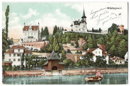 WÄDENSWIL: Villenquartier Vom Seeufer Aus 1904 - Wädenswil