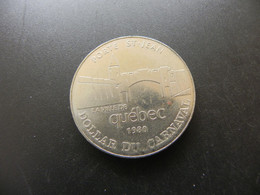 Medaille Dollar Du Carnaval - Ville De Québec 1980 - Zonder Classificatie