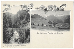 BURETSCH Und ACLETTA Bei Disentis ~1900 - Disentis/Mustér