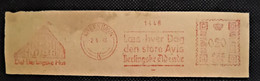 Danmark 1948 - ( Flag )  - EMA Meter Freistempel Fragment - Maschinenstempel (EMA)