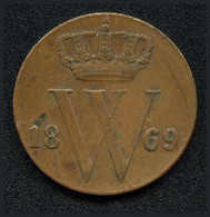 Nederland 1/2 Cent 1869  #717 - 1849-1890: Willem III.