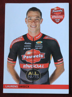 Cyclisme : Cyclo Cross ;    Laurens Sweeck - Cyclisme