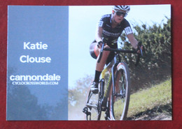 Cyclisme : Cyclo Cross ;    Katie  Clouse   Etats - Unis - Cyclisme